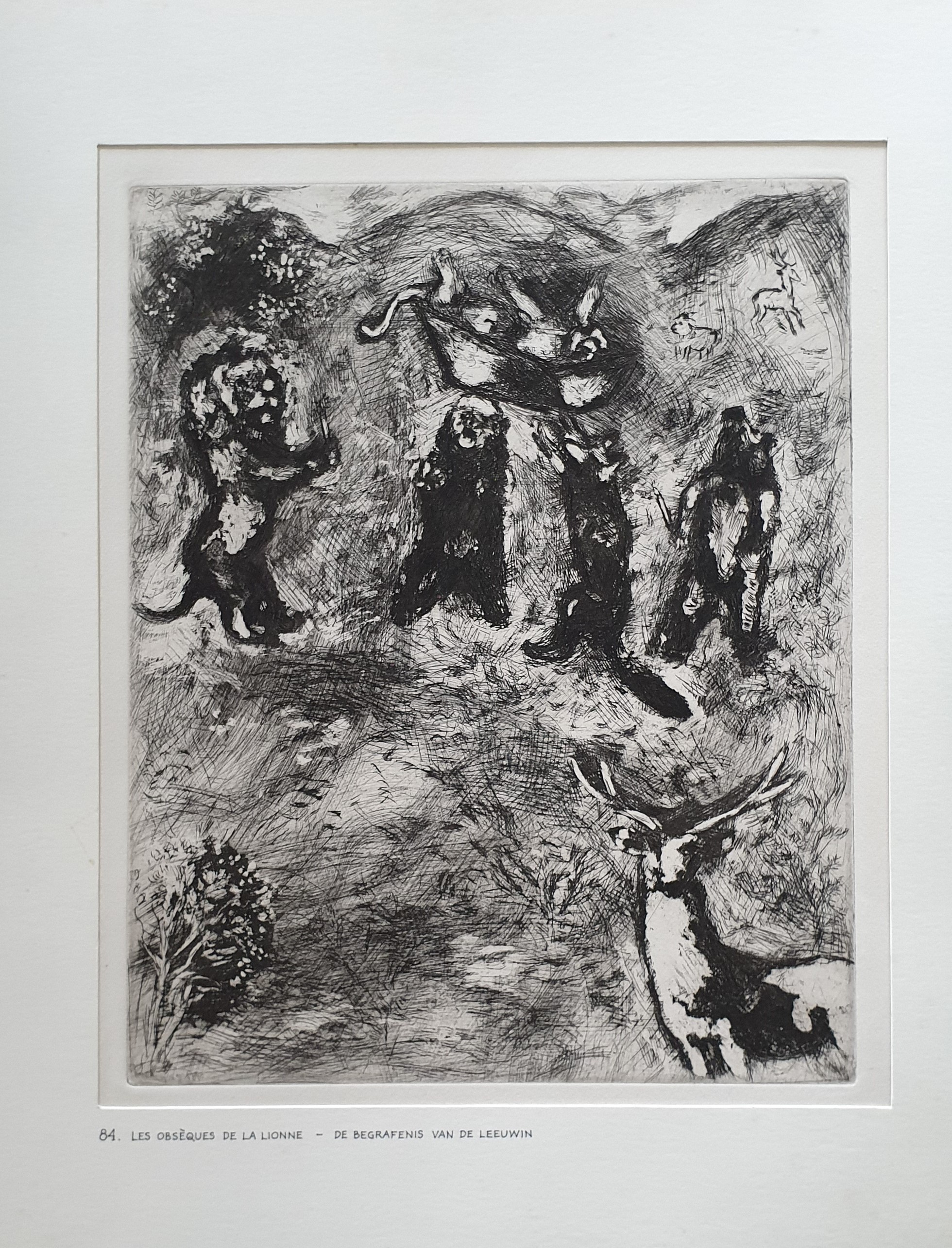 Marc Chagall (18871985) Les obsèques de la lionne (no. 84) Driessen Collection Marc Chagall (18871985) Les obsèques de la lionne (no. 84) Driessen Collection